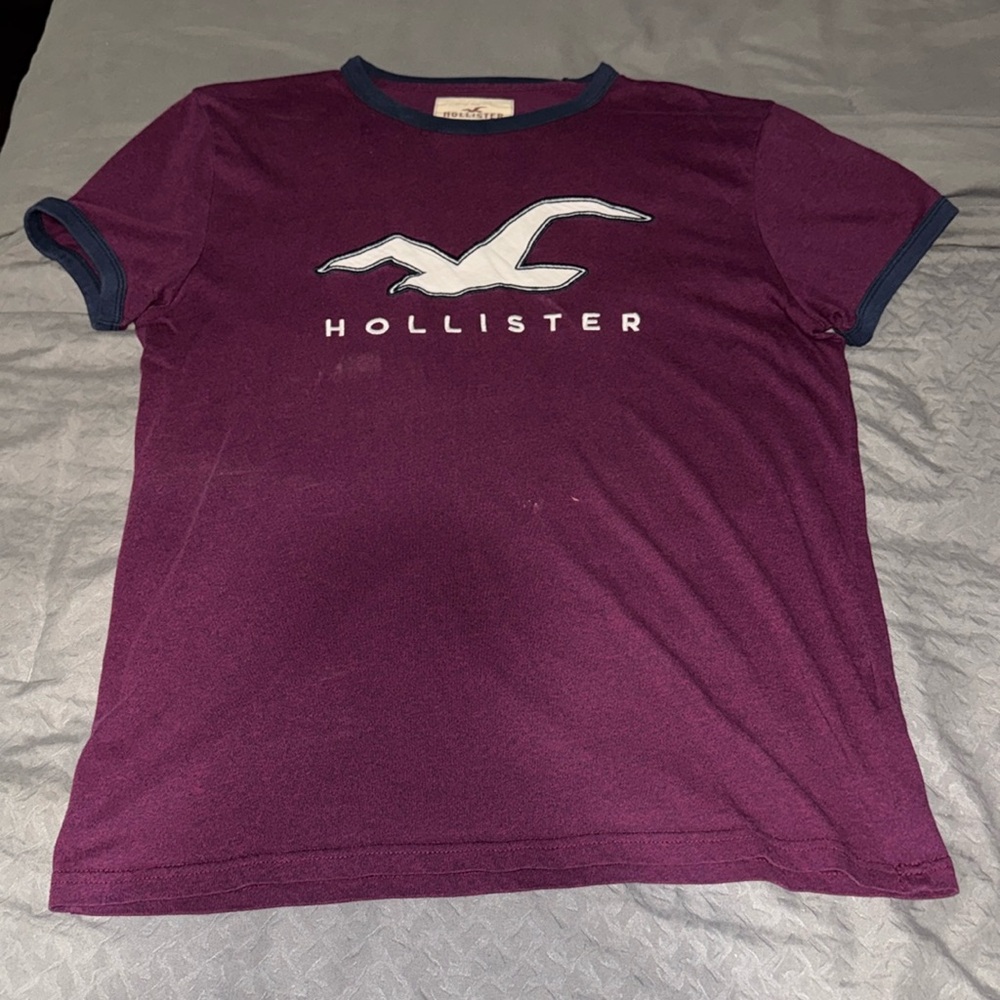 I am selling a dark Purple Hollister Shirt